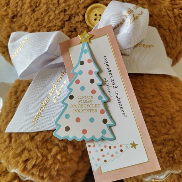 Cupcakes and Cashmere Gingerbread Boy & Girl Decor Sherpa Plush Pillow Set 2 - Picture 7 of 11